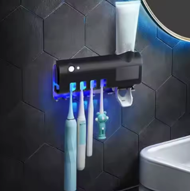 3-1 Toothbrush UV Cleaner and Toothpaste Dispenser