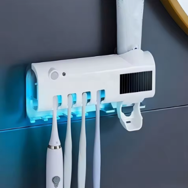 3-1 Toothbrush UV Cleaner and Toothpaste Dispenser